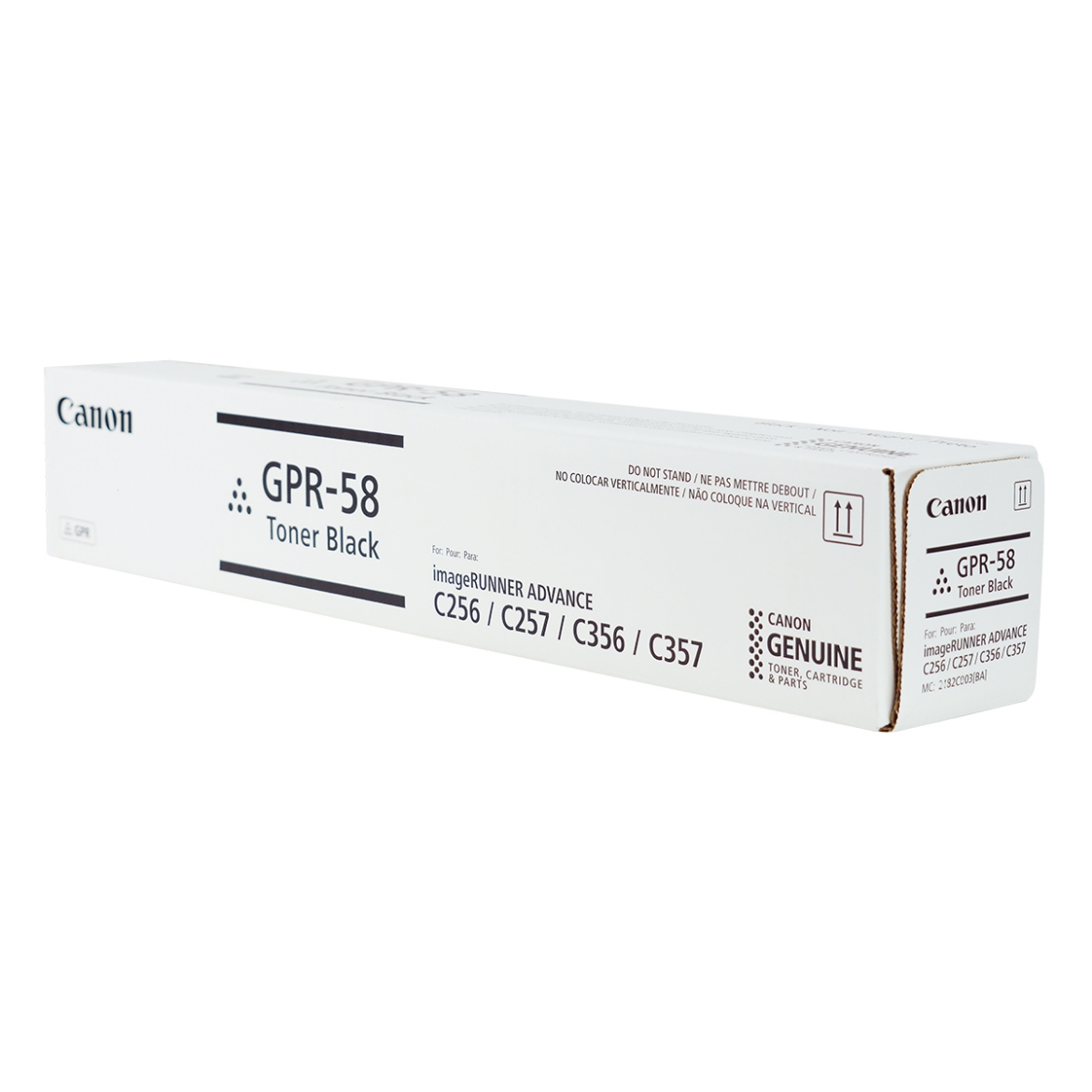 Picture of Canon 2182C003 (GPR-58BK) Black Toner Cartridge (23000 Yield)