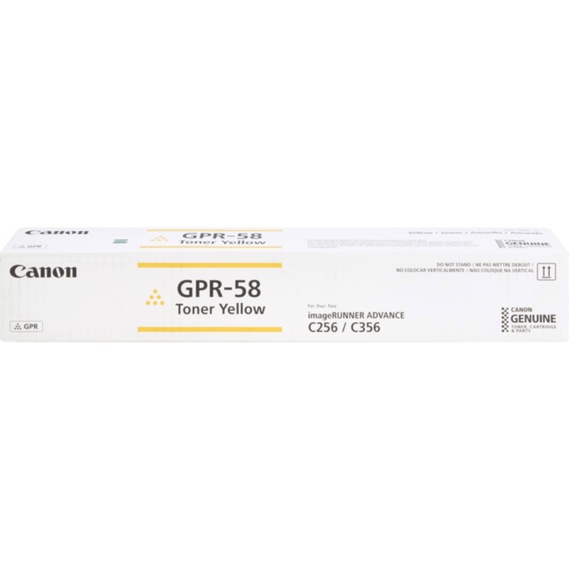 Picture of Canon 2185C003 (GPR-58Y) Yellow Toner Cartridge (18000 Yield)