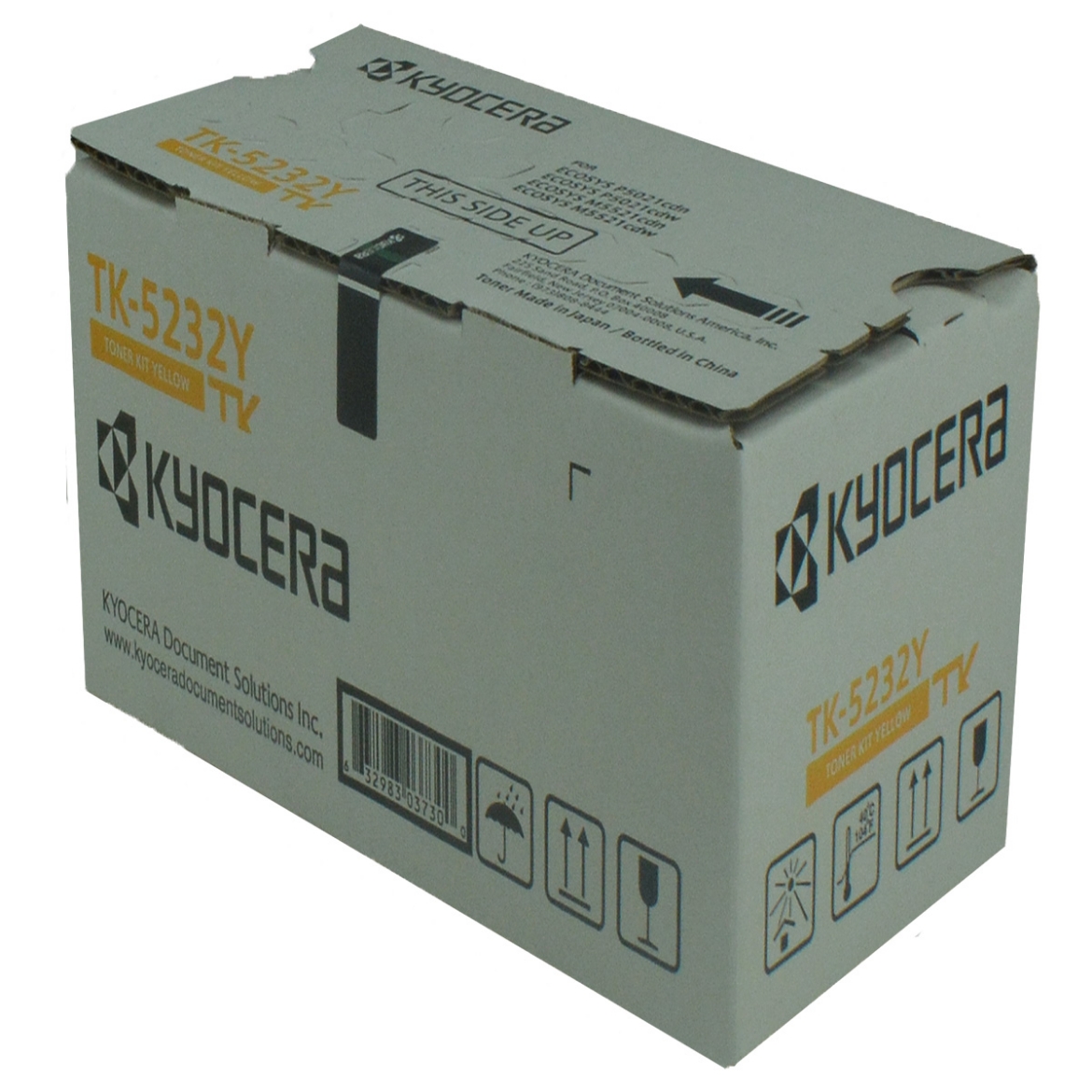 Picture of Kyocera Mita 1T02R9AUS0 (TK-5232Y) High Yield Yellow Toner Cartridge (2200 Yield)