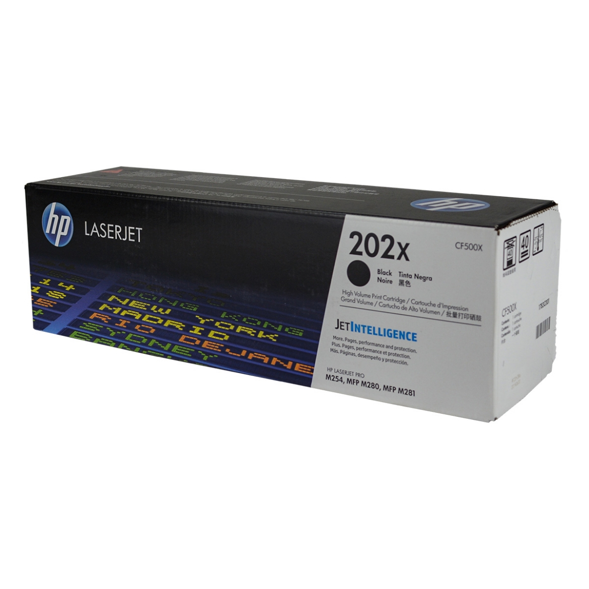 Picture of HP CF500X (HP 202X) High Yield Black Toner Cartridge (3200 Yield)