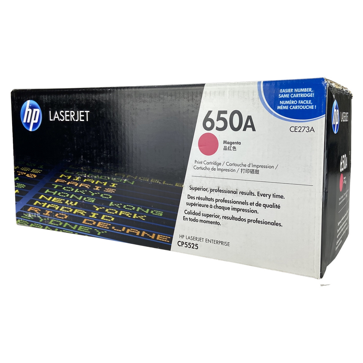 Picture of HP CE273A (HP 650A) Magenta Toner Cartridge (15000 Yield)