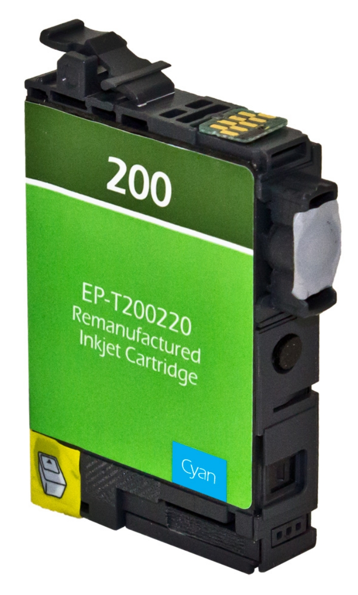 Picture of Remanufactured T200220 (Epson T200) High Yield Cyan Inkjet Cartridge (450 Yield)