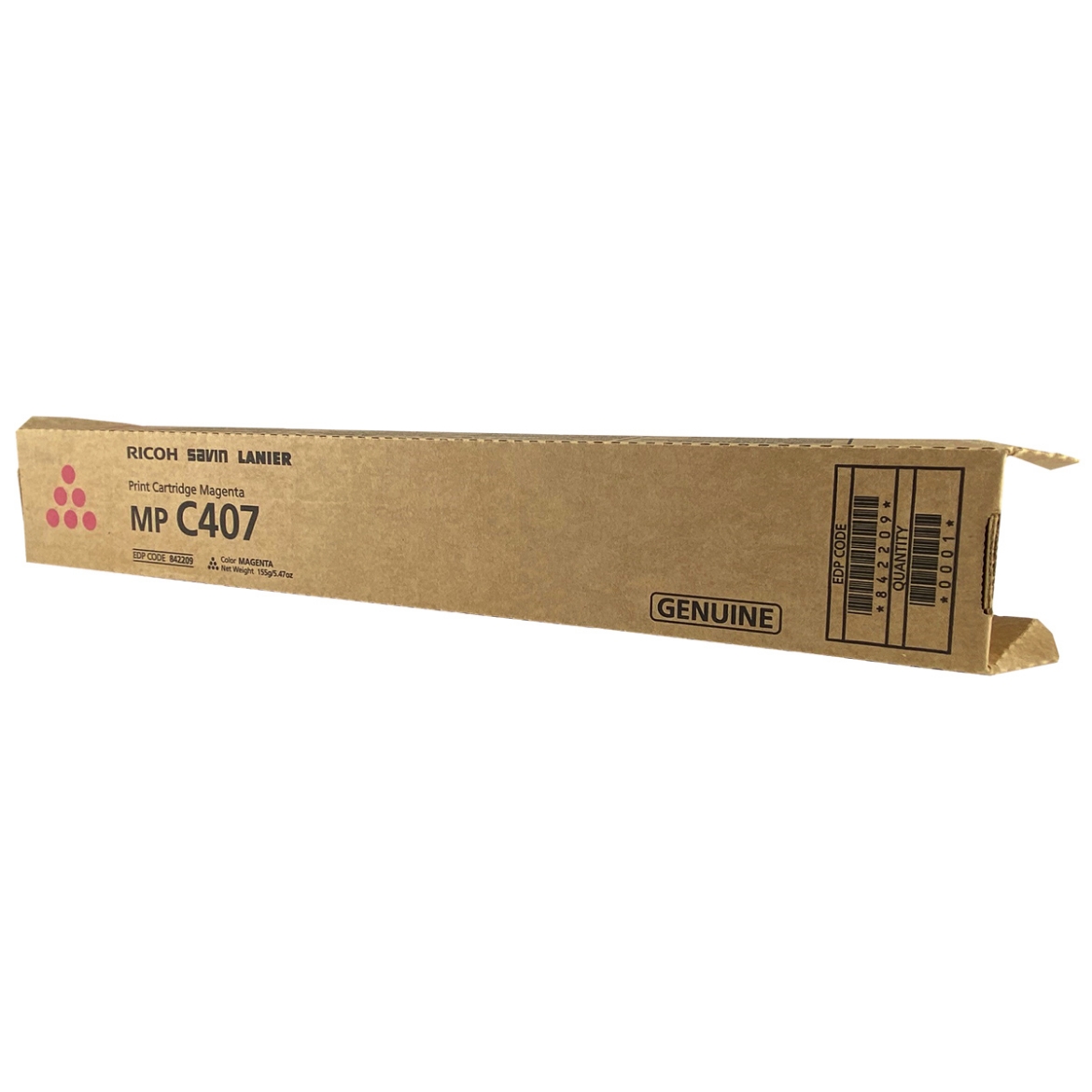 Picture of Ricoh 842209 (407M) Magenta Toner Cartridge (8000 Yield)