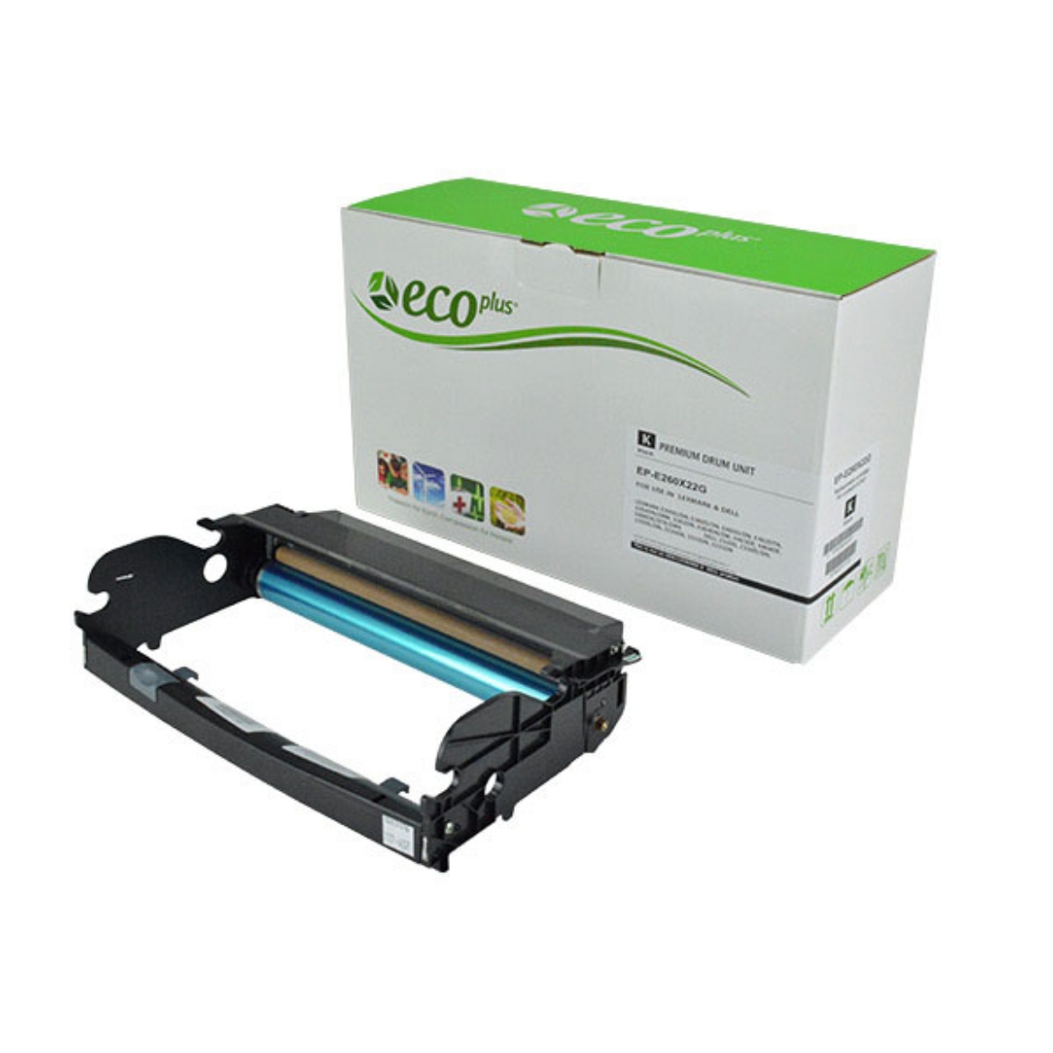 Picture of EcoPlus Reman DM631 (330-4133, PK496, 330-2663) Black Drum Unit (30000 Yield)