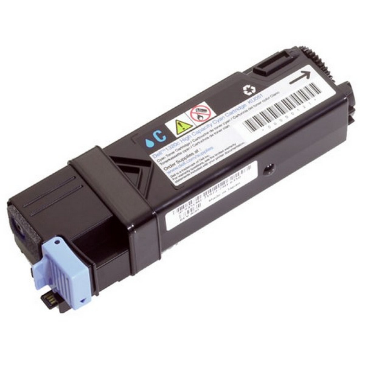 Picture of Dell T107C (330-1437, 330-1390, FM065) Cyan Toner Cartridge (2500 Yield)